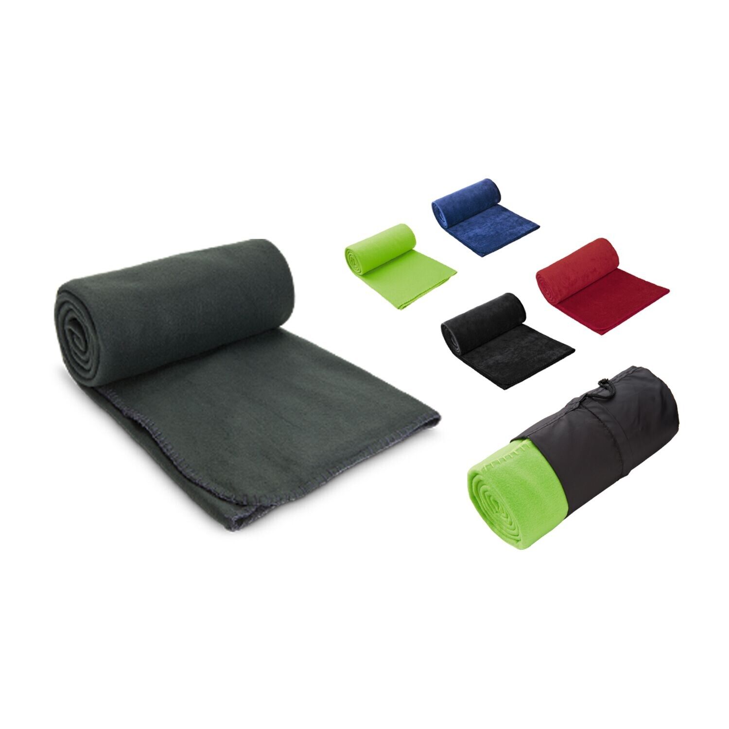 Fleecedecke Basic - 120x150 cm - 180 g/m² - grün-275