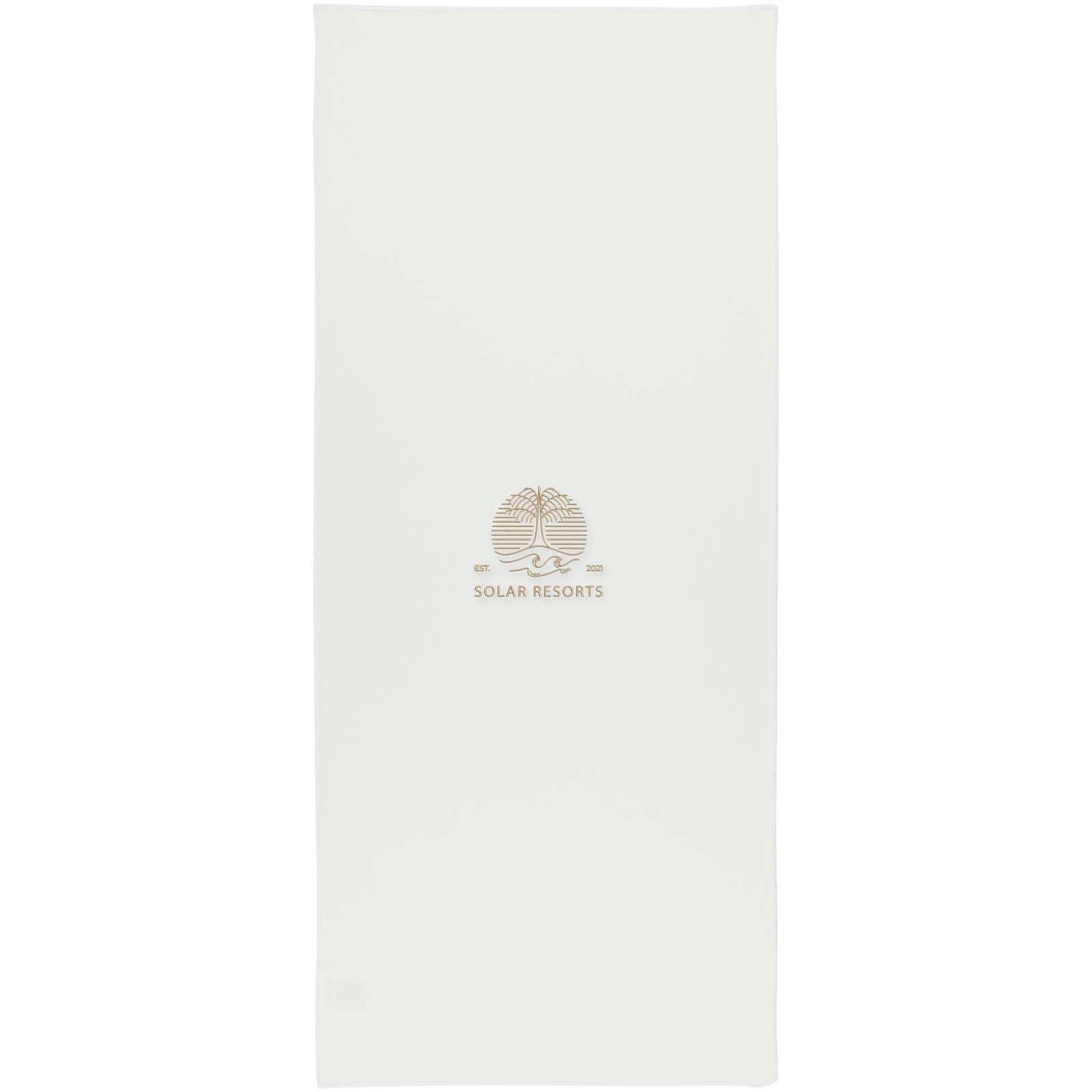 Lucas RPET Sporthandtuch 30 × 80 cm - weiss-610