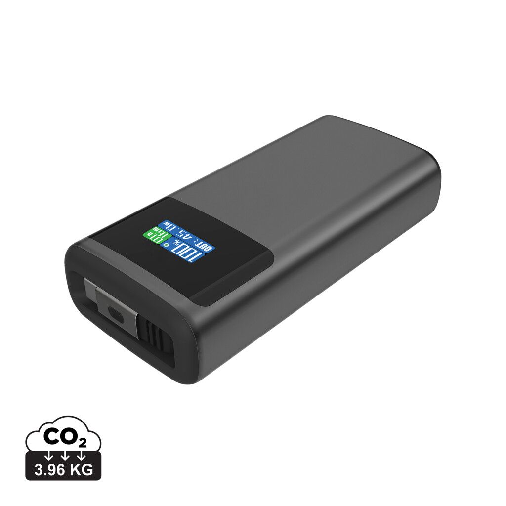 Quantum RCS Ultra-Fast 45W 10.000mAh Powerbank mit Display - grau-792