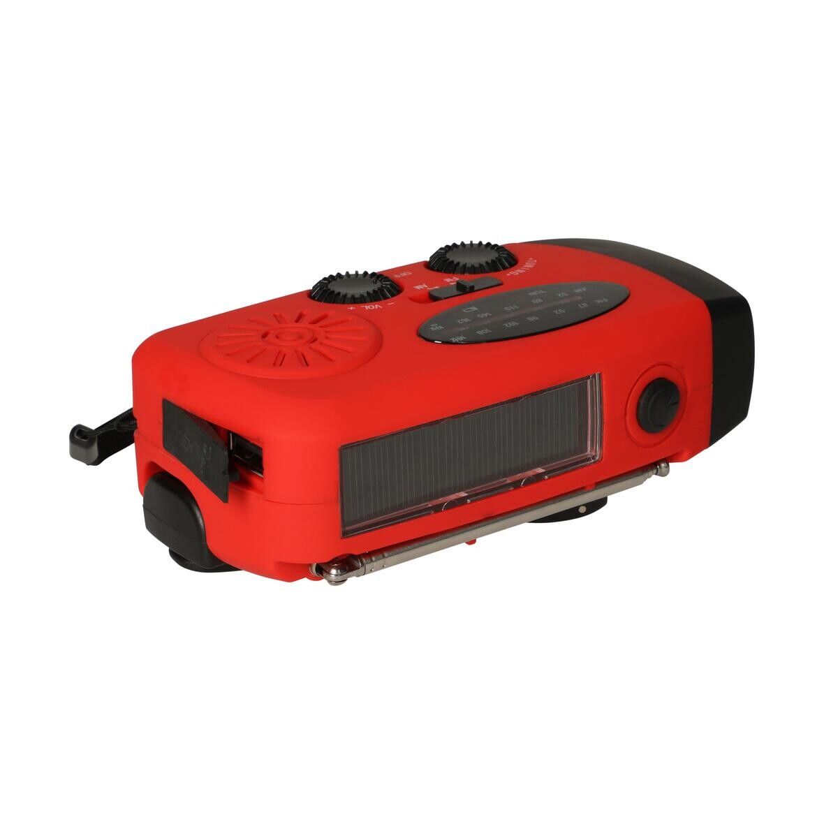 Kurbelradio mit Taschenlampe Volt - schwarz-228
