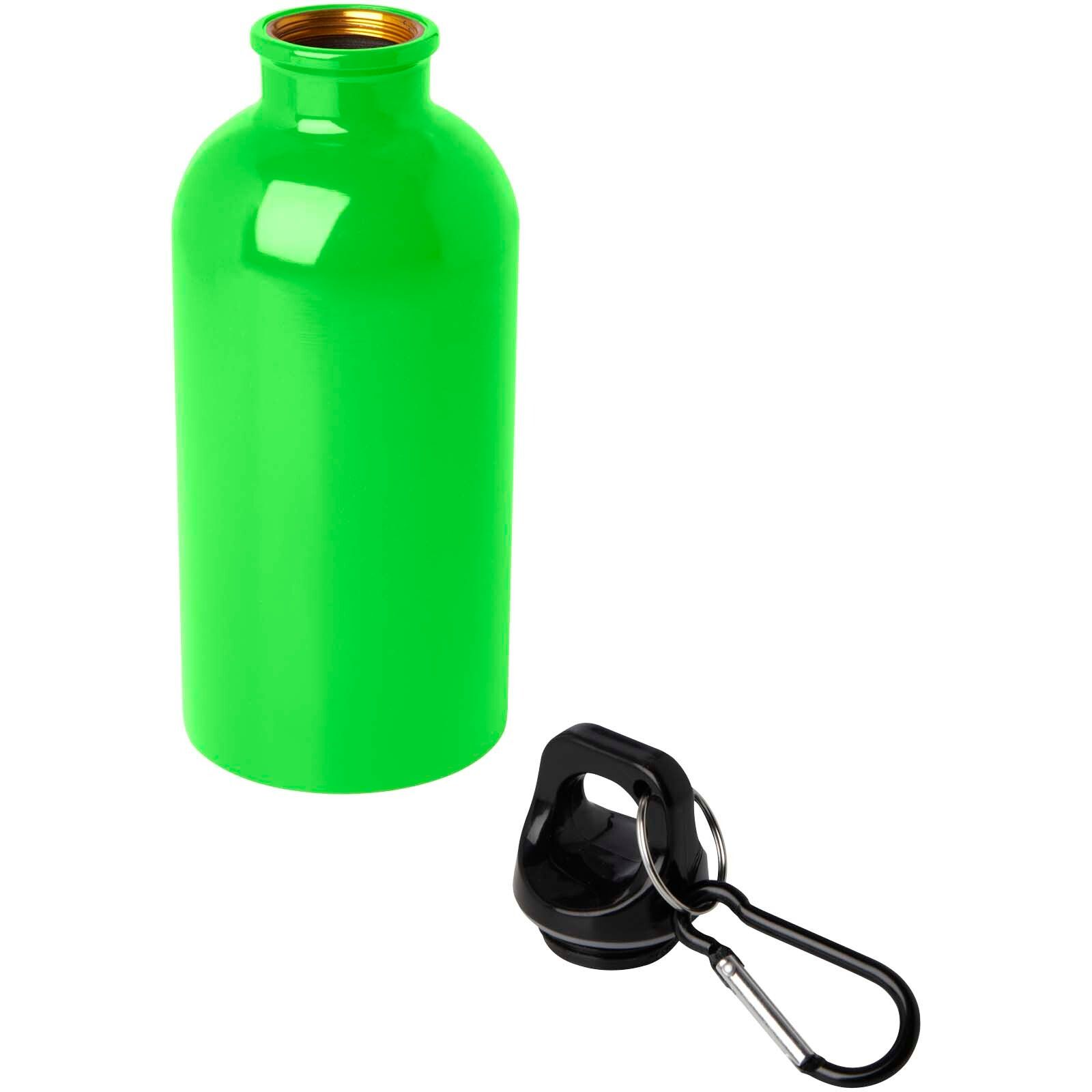 Oregon 400 ml RCS-zertifizierte, einwandige Trinkflasche aus Edelstahl mit Karabinerhaken - apfelgrün-16