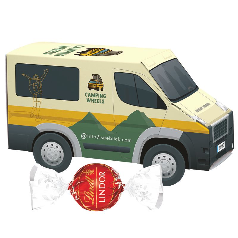 3D-Präsent Transporter, Lindt LINDOR Milchkugeln-296