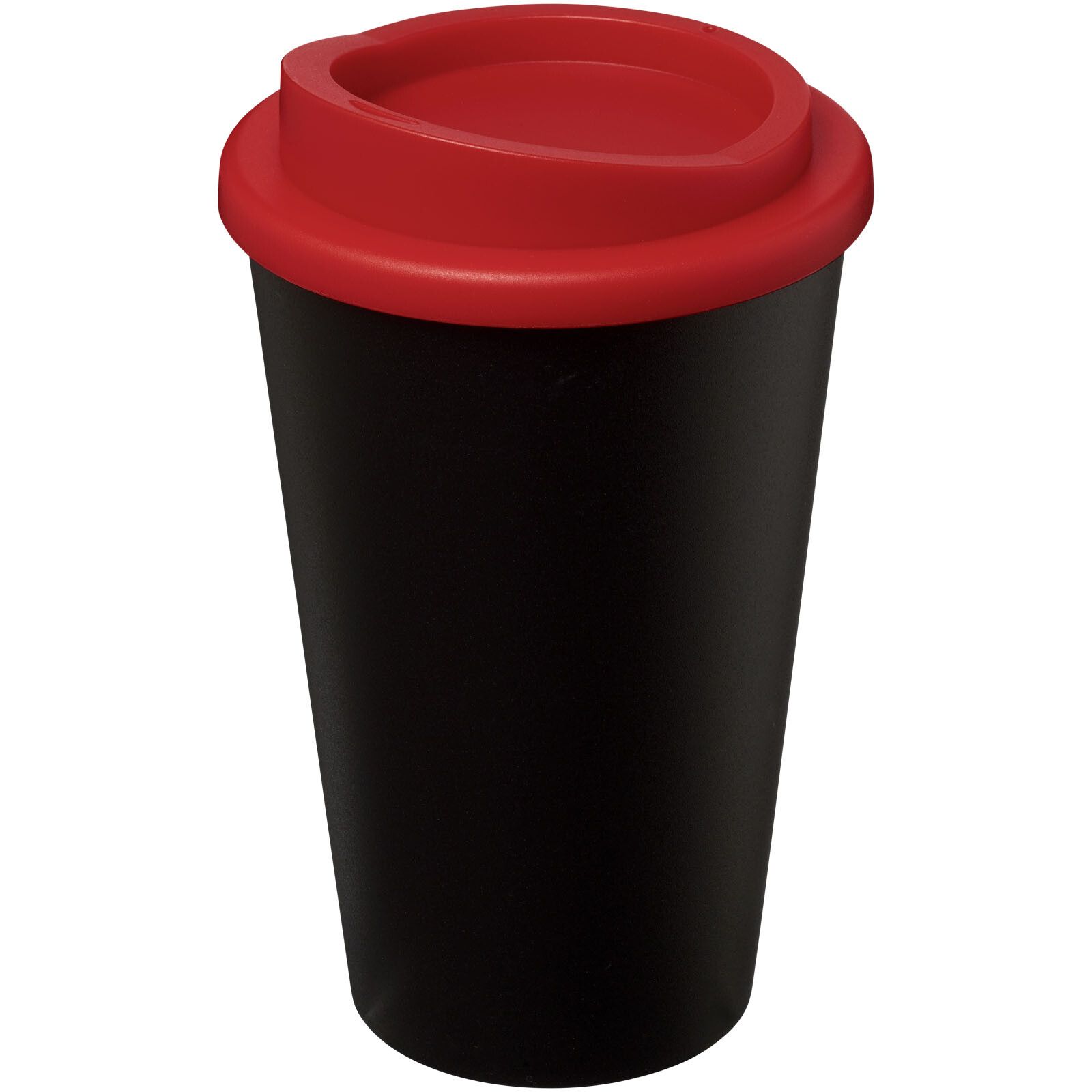 Americano 350 ml Isolierbecher - schwarz -  rot-606