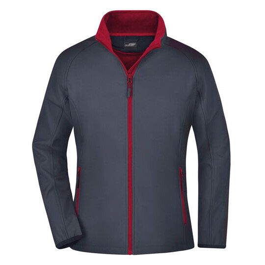 Ladies´ Promo Softshell Jacket - iron grey - red-890