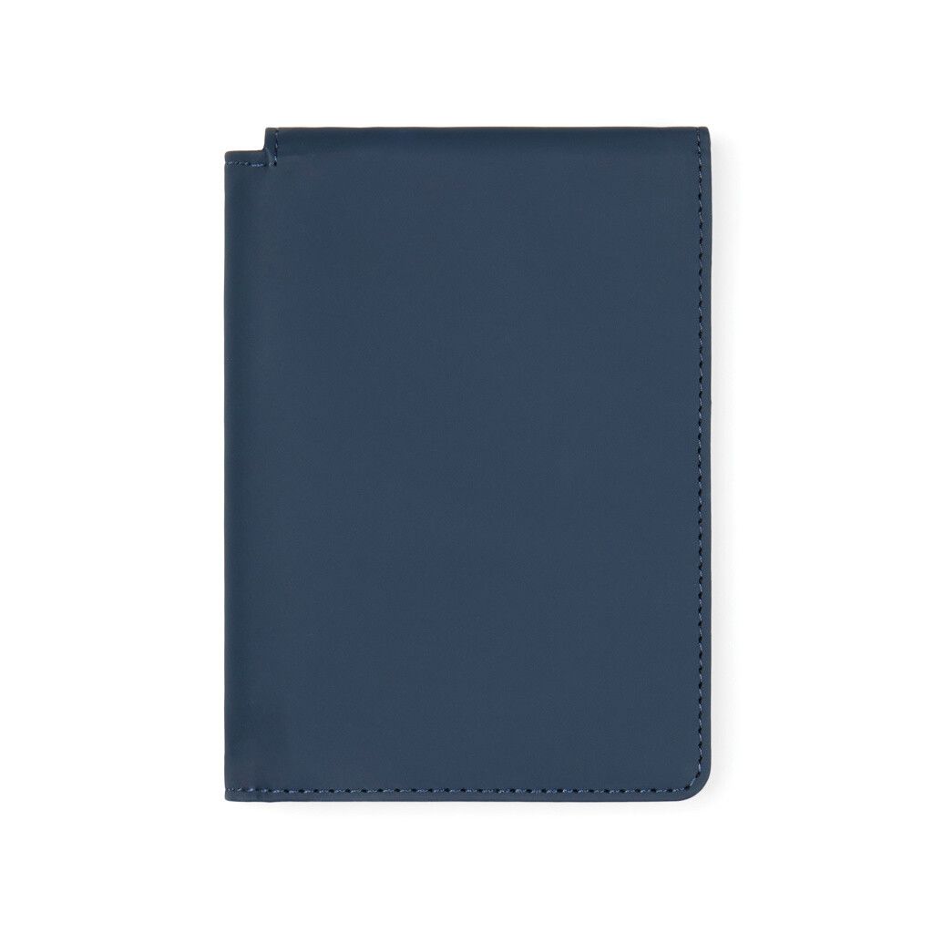 VINGA Baltimore RCS recycelte Polyester-RFID-Reisepasshülle - navy blau-861