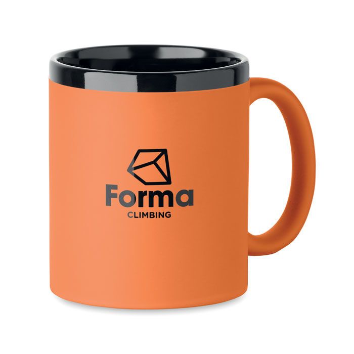Keramikbecher für Laser 300 ml RUBY - orange-11