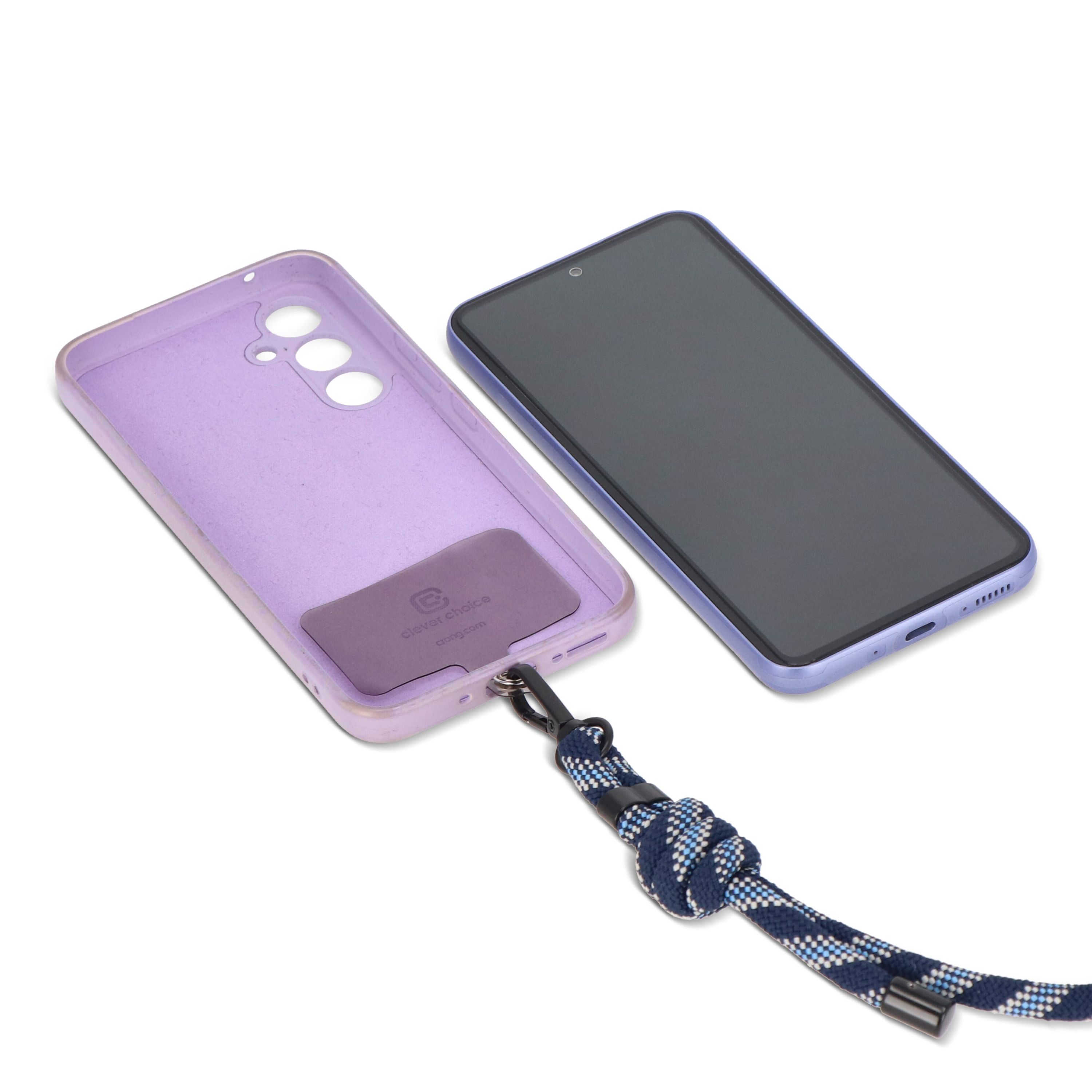 Crossbody Flaschenhalter-Tasche mit Paracord-Gurt - dunkelblau-504