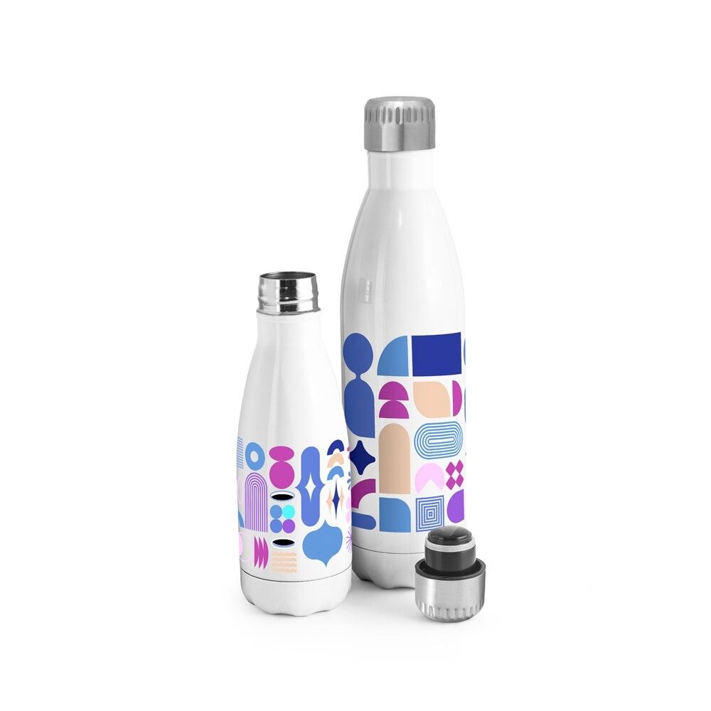 AMORTI L Sublimationsflasche aus Edelstahl 800 mL - weiß-723