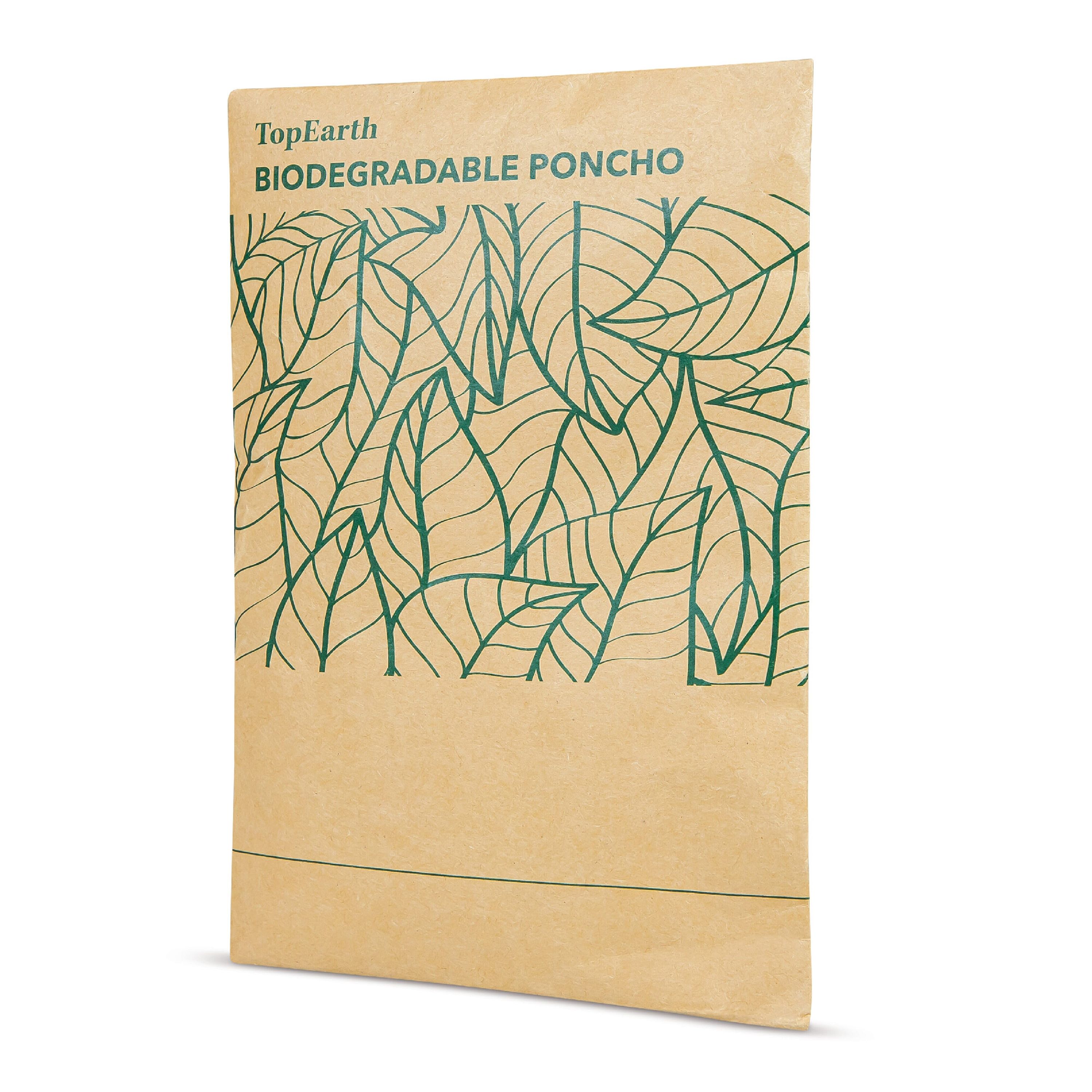 Biologisch abbaubarer Regenponcho - natur-549