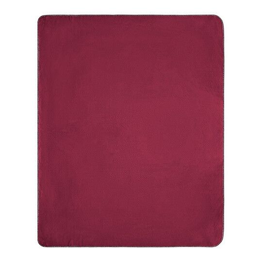 Fleece Blanket - bordeaux - natural-349