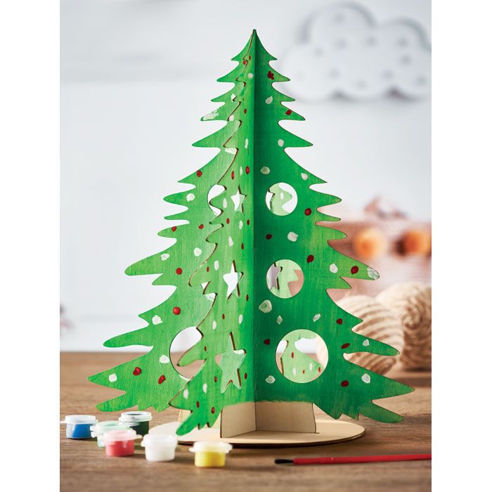 DIY Weihnachtsbaum aus Holz TREE AND PAINT - holz-428