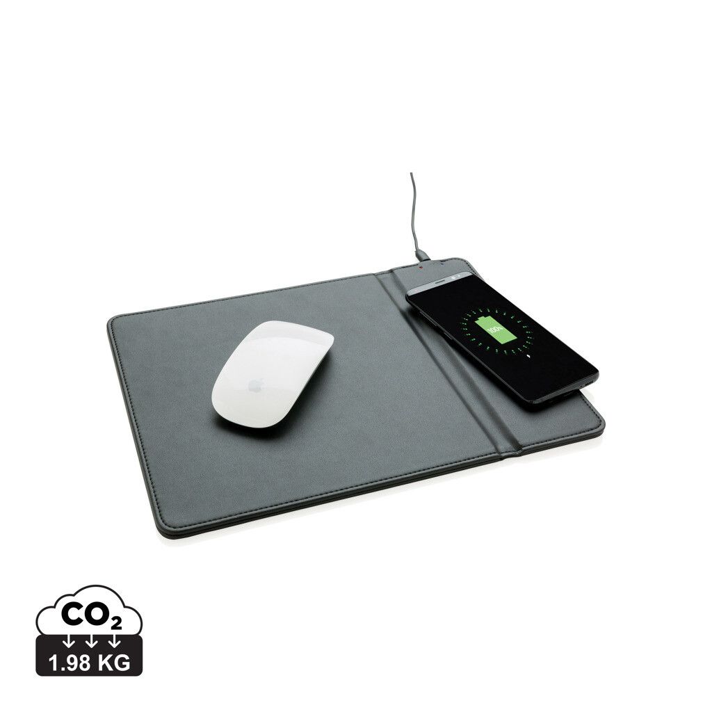 Mousepad mit Wireless-5W-Charging Funktion - schwarz-417