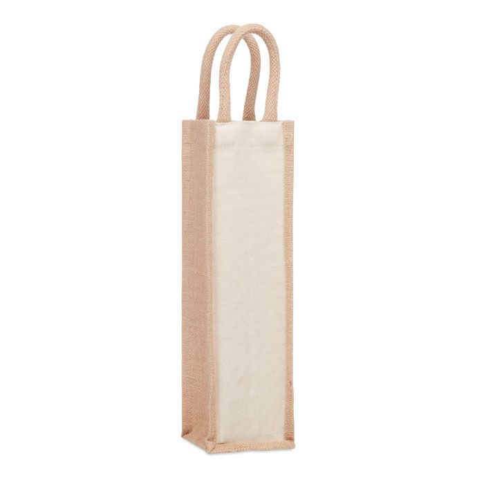 Flaschen-Geschenktasche Jute CAMPO DI VINO - beige-725