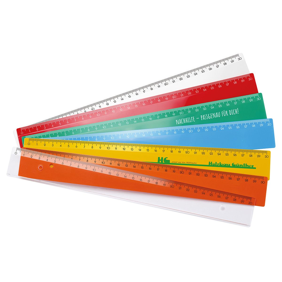 Lineal 30 cm - orange-808
