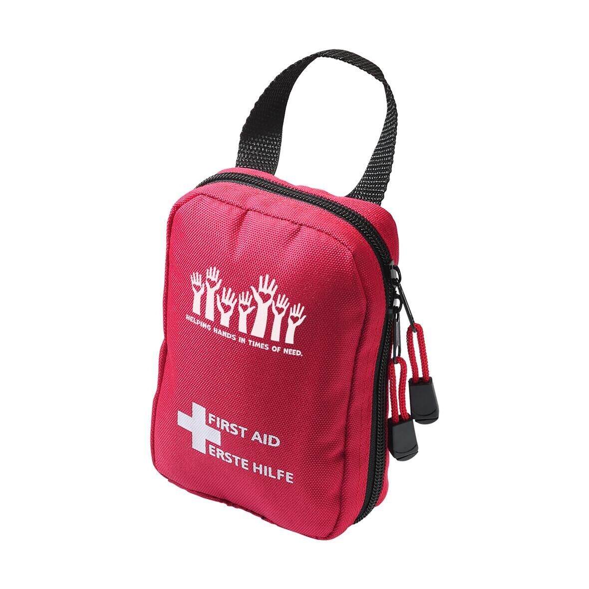 Notfall-Set Bag, klein - rot - schwarz-800