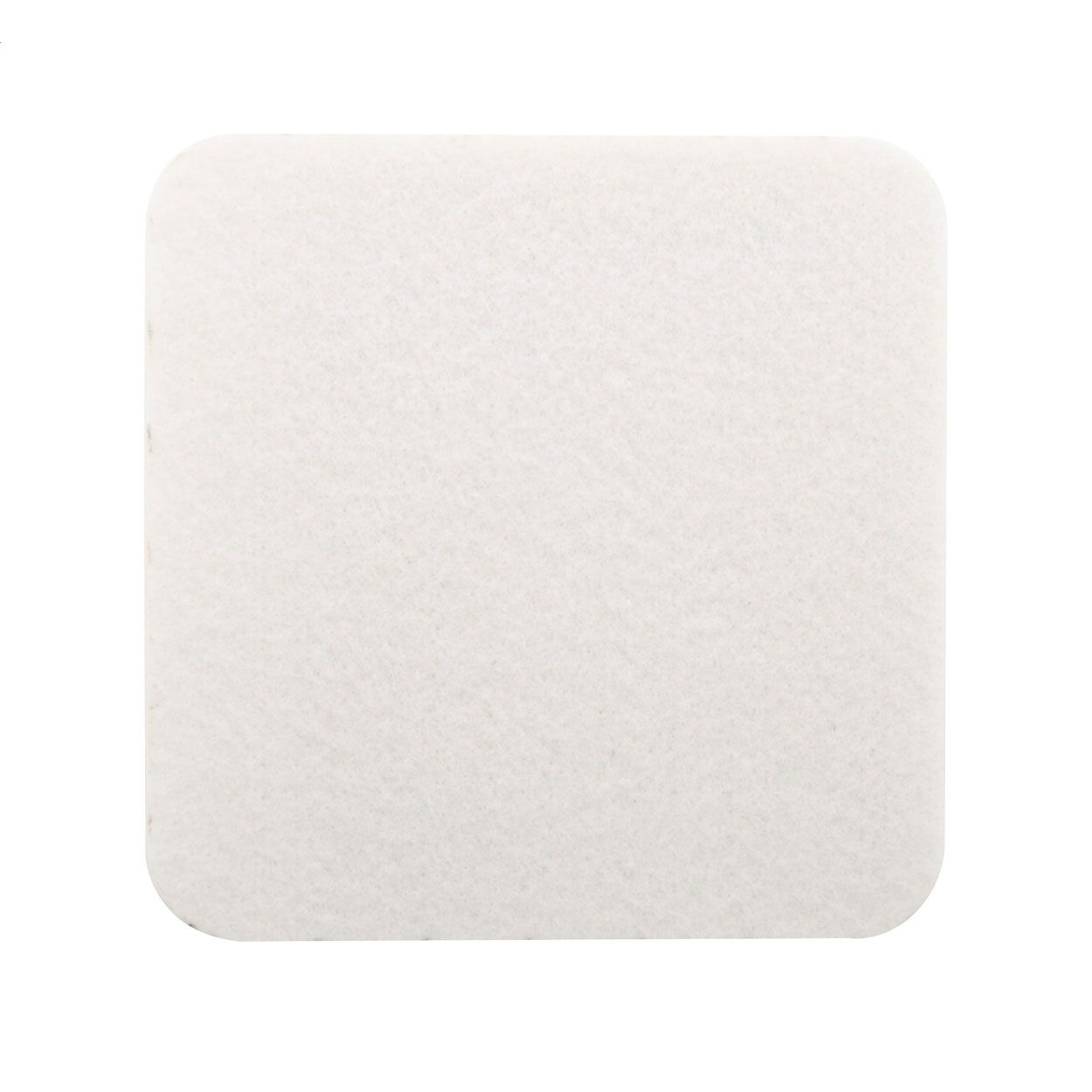 RPET Filz Untersetzer, Quadrat CreaFelt Drink - weiß-208