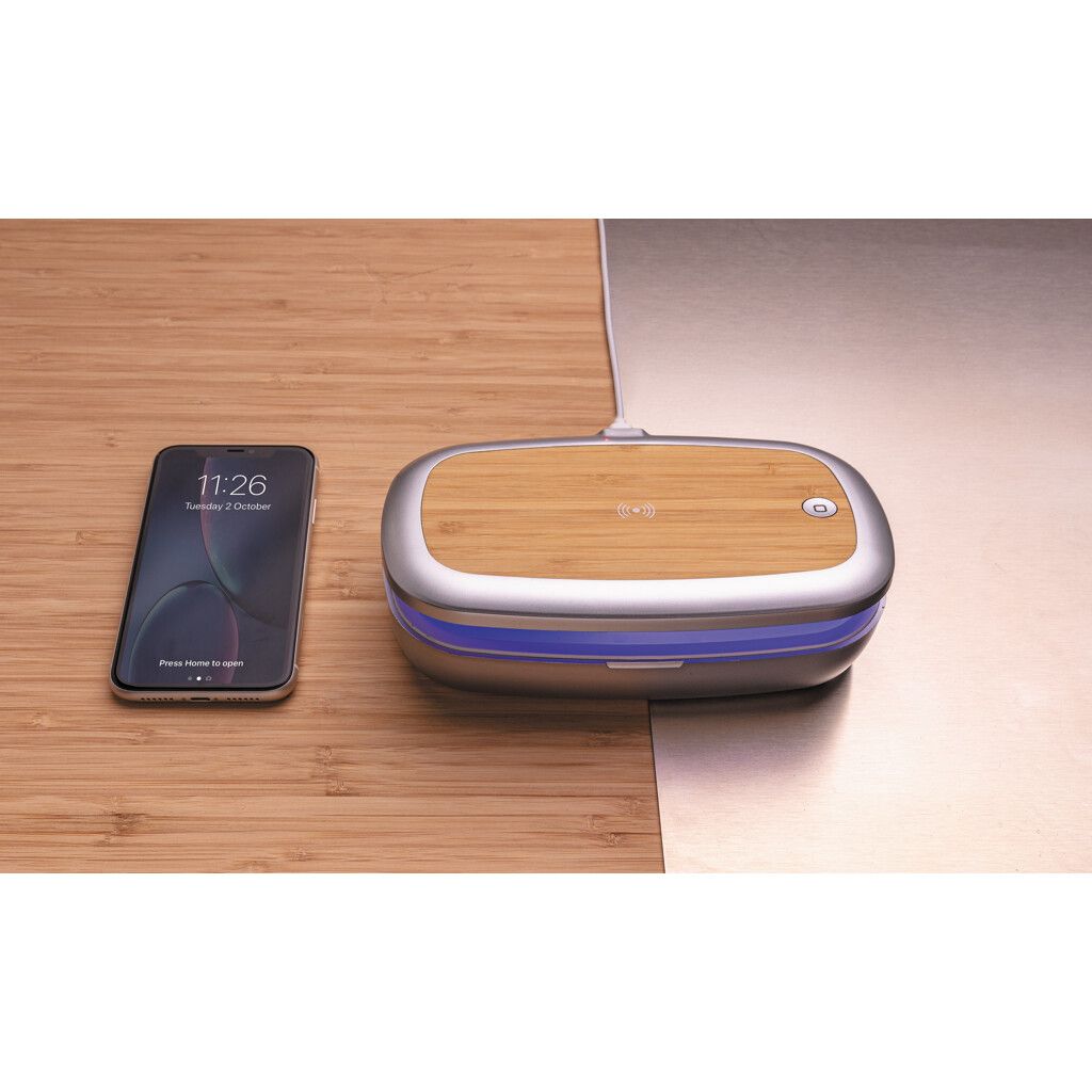 Rena UV-C Sterilisations-Box mit 5W Wireless Charger - grau-568