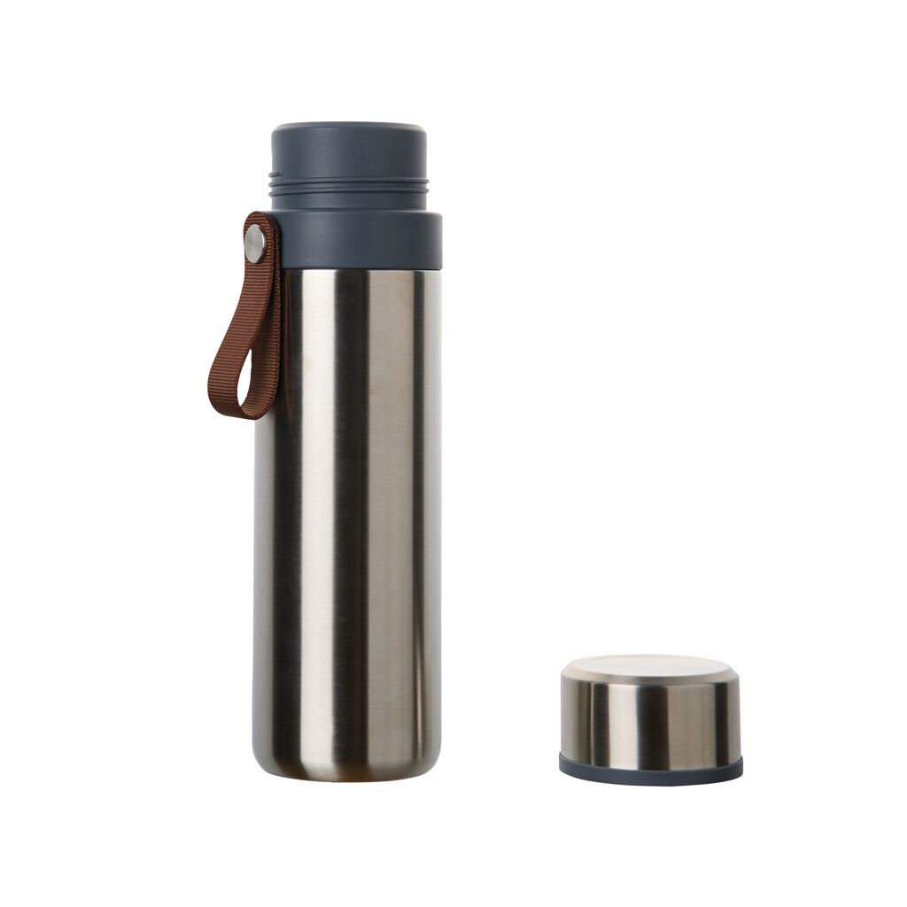 VINGA Tono RCS Thermokanne mit zwei Bechern, 750ml - stahl-329