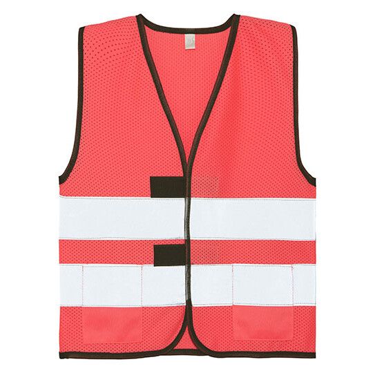 Mesh Safety Vest for Children Korfu - neon pink-752