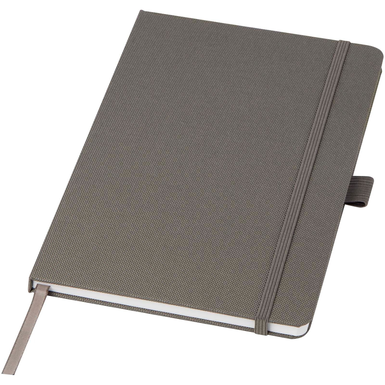Honua A5 Notizbuch aus recyceltem Papier mit Cover aus recyceltem PET - dämmergrau-281