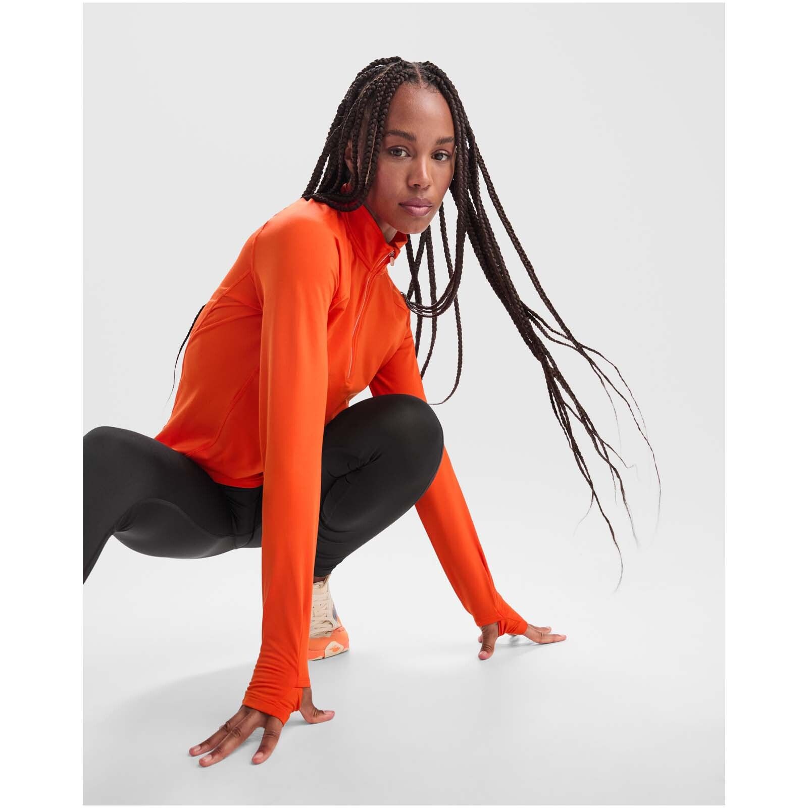 Estambul 200 g/m² Half-Zip Sweatshirt für Damen - feuerorange-686