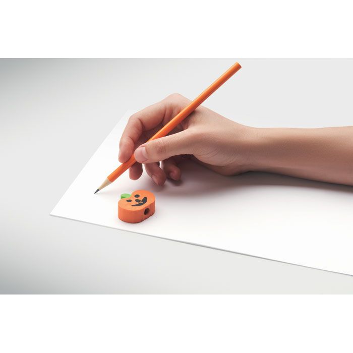 Holzbleistift mit Radiergummi WEENPEN - orange-795