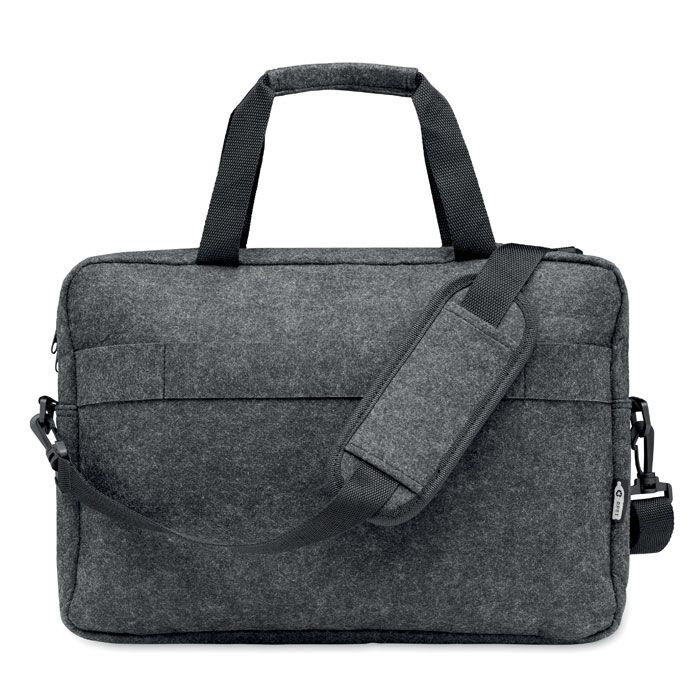 13" Laptop Tasche RPET-Filz PLANA - steingrau-445