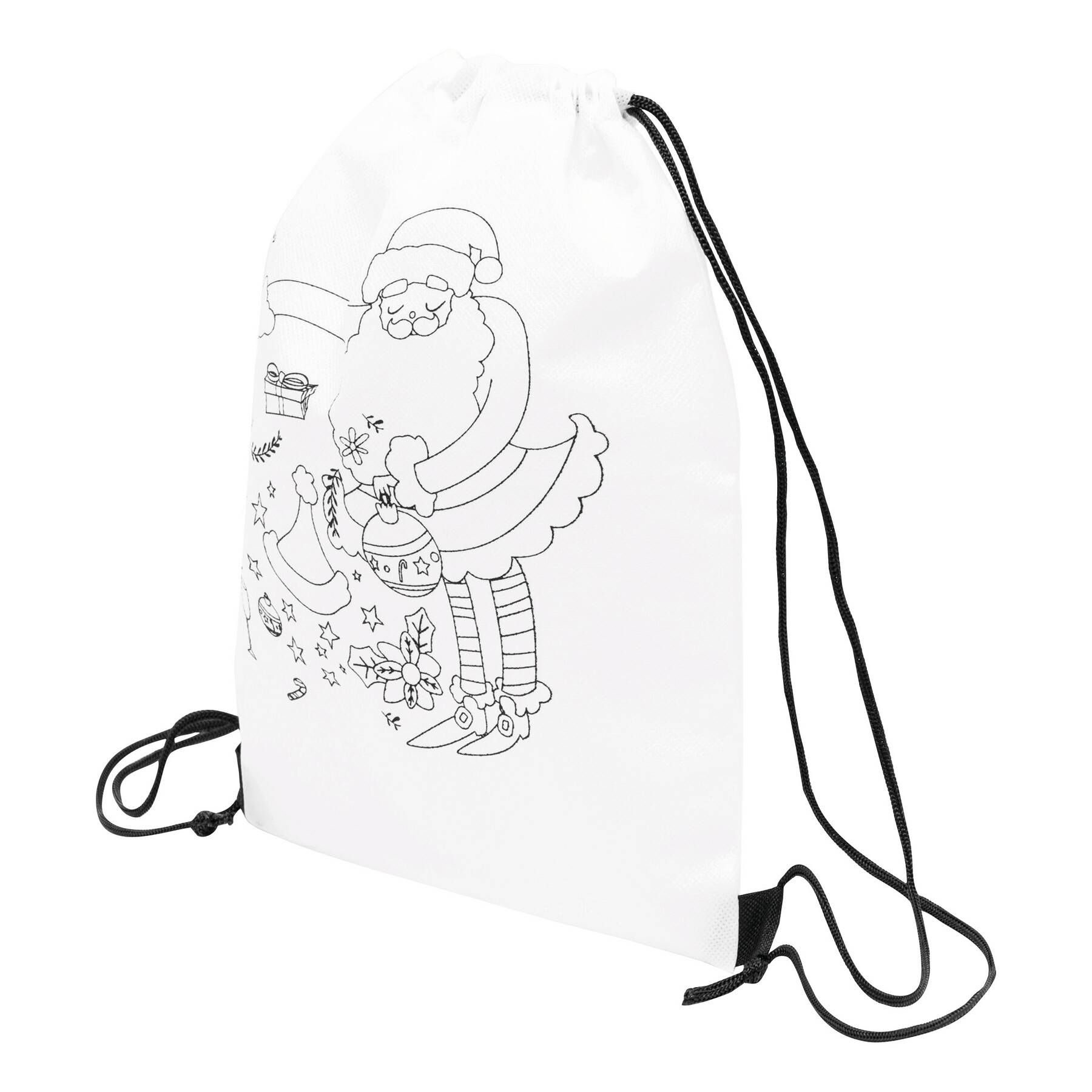 Bemalbarer Turnbeutel COLOURFUL SNOWMAN - COLOURFUL SANTA-34