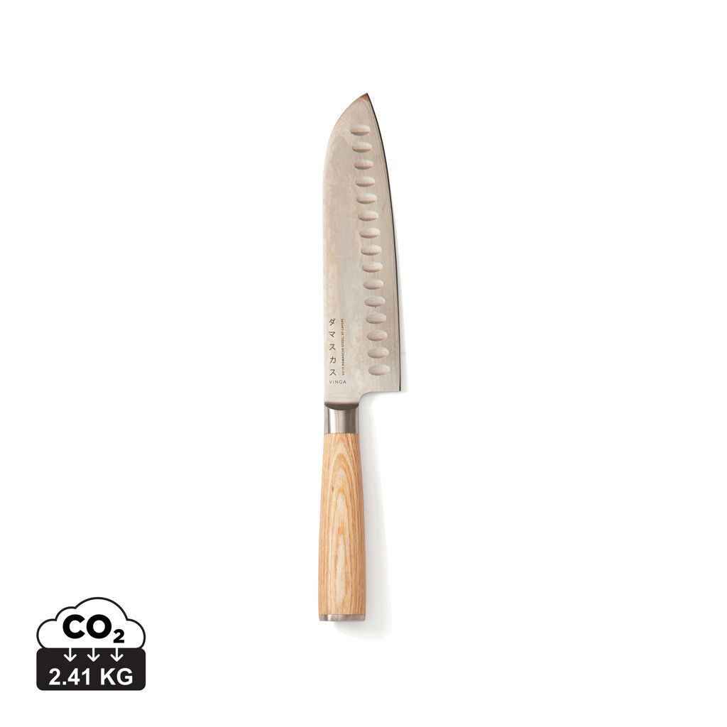 VINGA Hattasan Damascus Santoku Messer - stahl-314