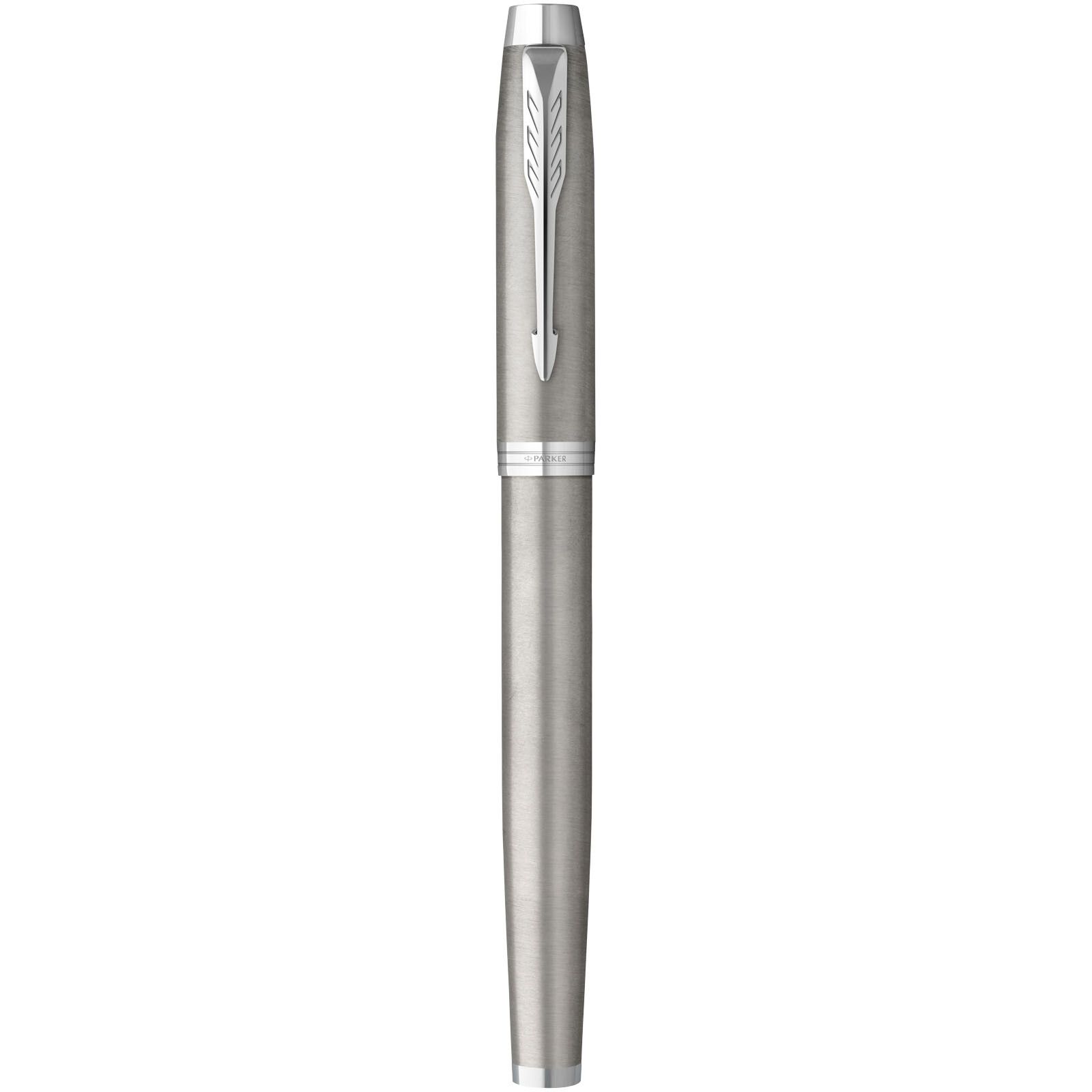 Parker IM Tintenroller (schwarze Mine) - silber-548