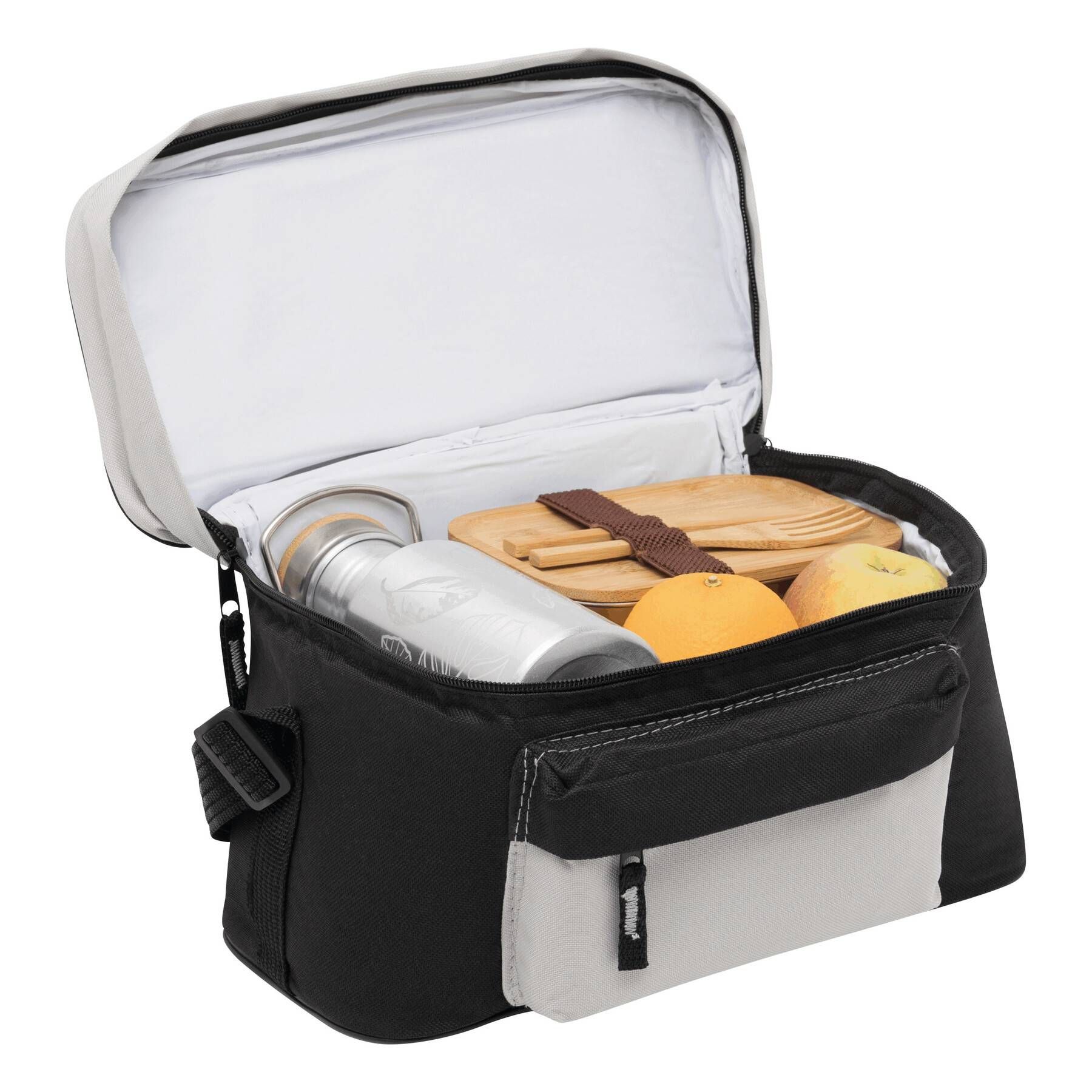 Fahrradlenker-Kühltasche BIKE - grau - schwarz-935