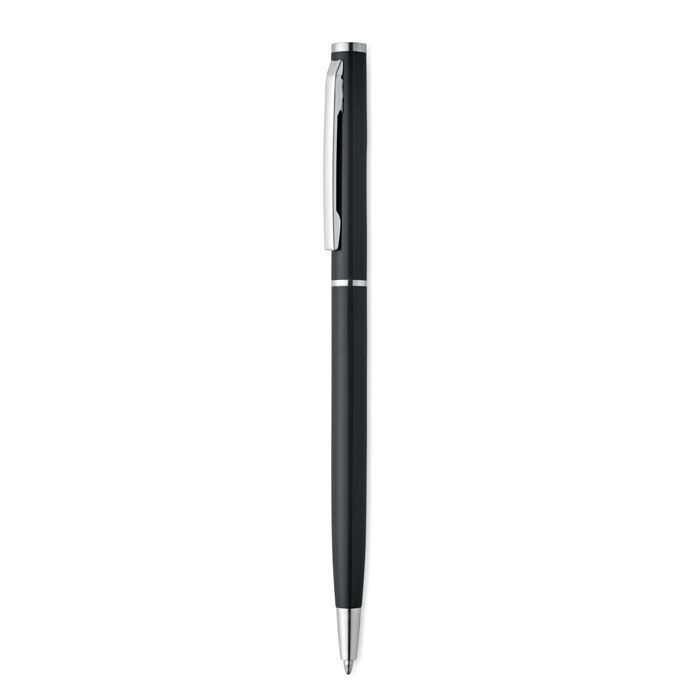 Drehkugelschreiber recy. Alu NIMES - schwarz-691