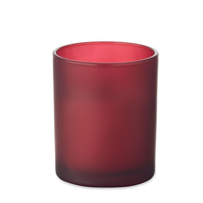 Kerze aus Pflanzenwachs 80 g KIVAS WOOD - bordeaux-48
