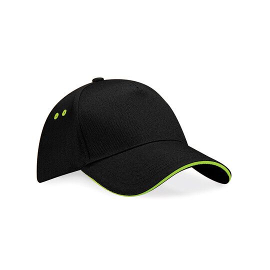 black - lime green