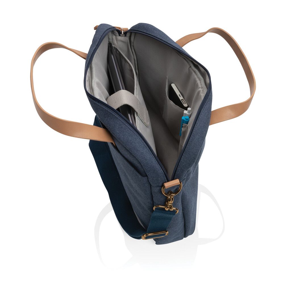 Impact AWARE™ 16 oz. rCanvas Laptop-Tasche - blau-952