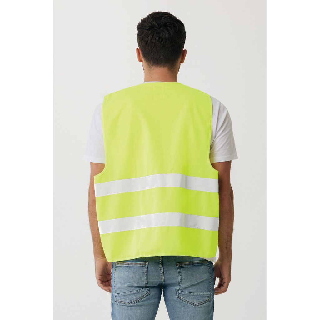 Sicherheitsweste aus GRS recyceltem PET - gelb-988