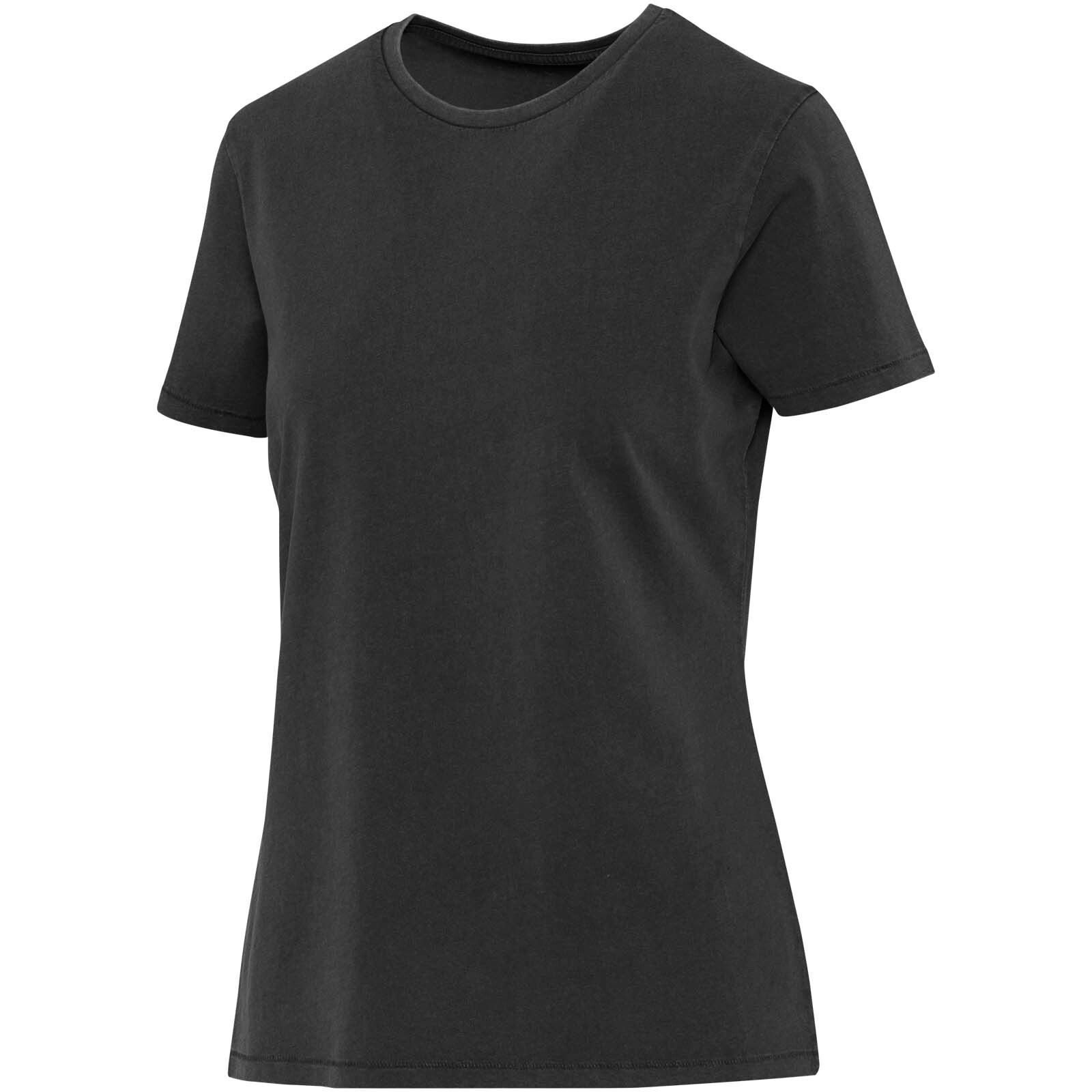 Nanaimo Kurzärmeliges T-Shirt für Damen im Washed Look, 160 g/m2 - schwarz-276