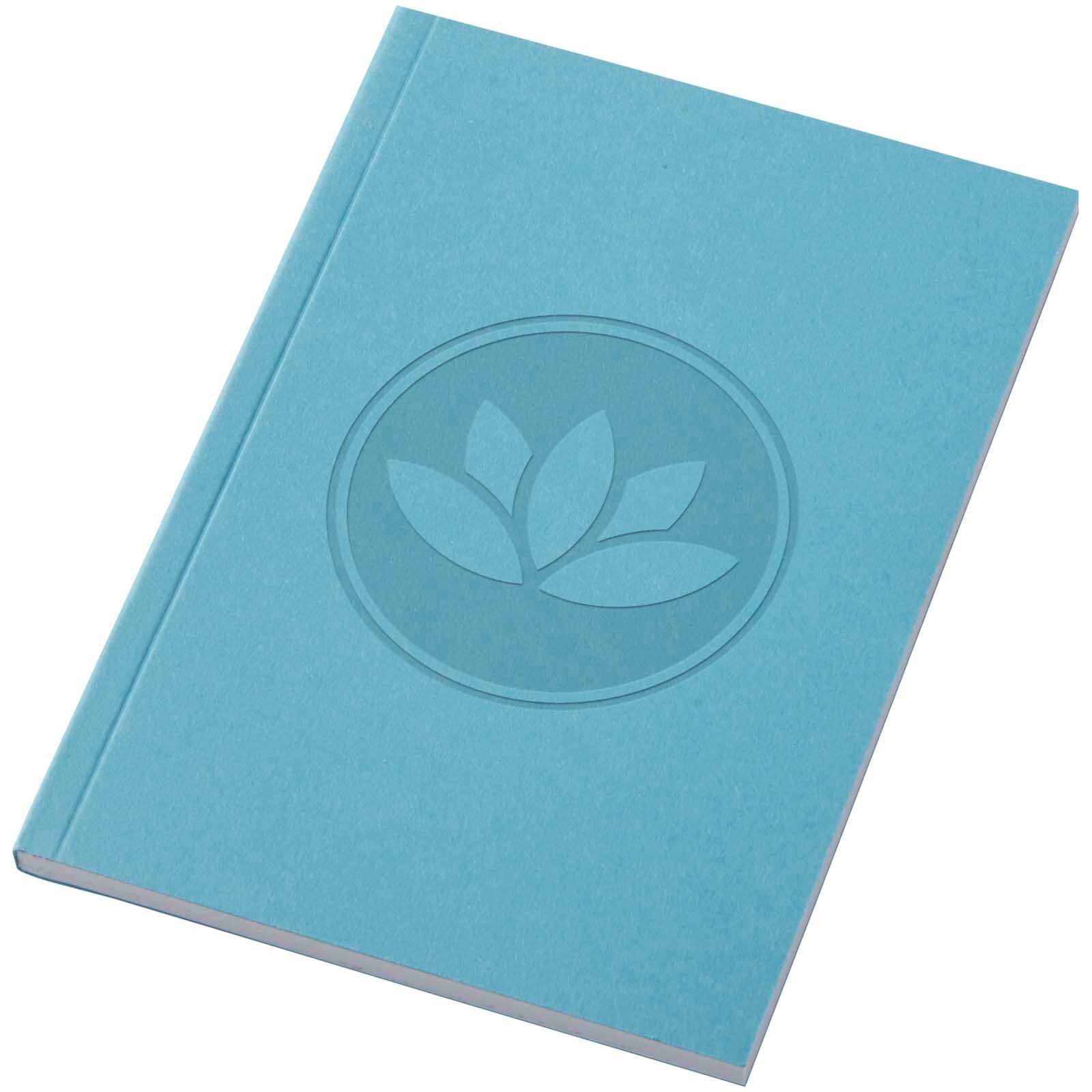 Novella Austen A6 Softcover Notizbuch aus Recyclingmaterial – 50 Blatt - blau-511