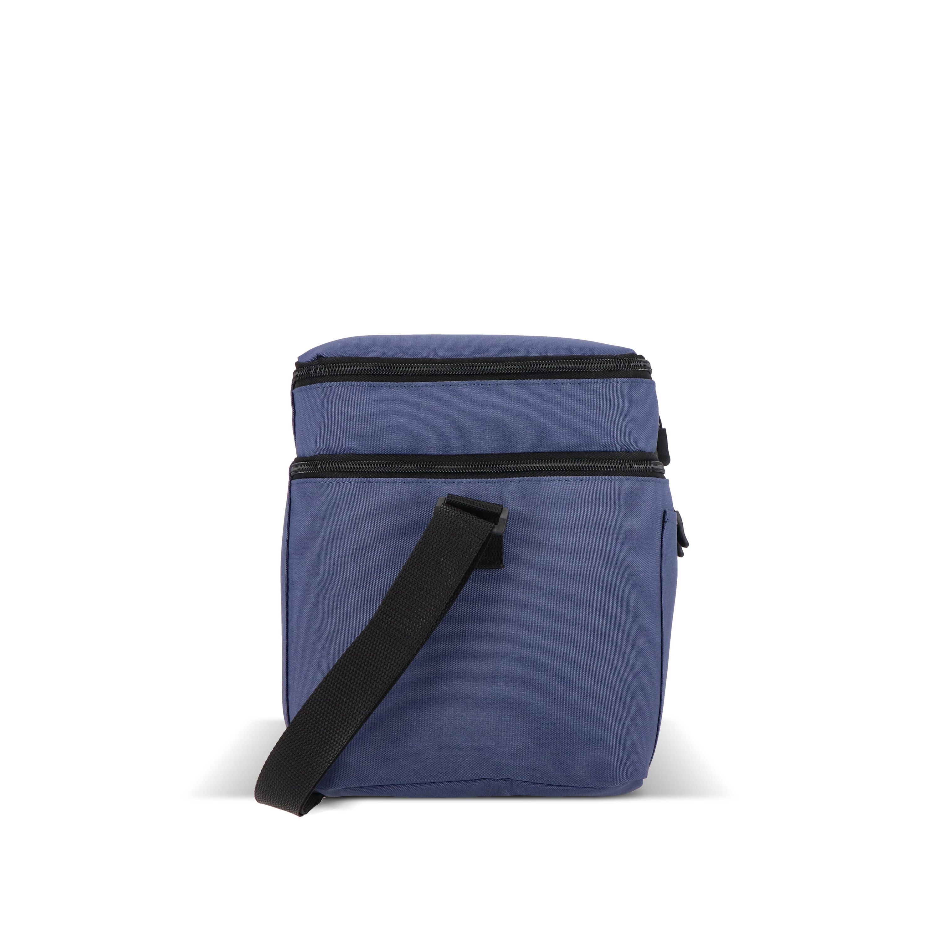 R-PET 600D Kühlbeutel mit zwei Fächern 30 x 20 x 25 cm 12 l - dunkelblau-152