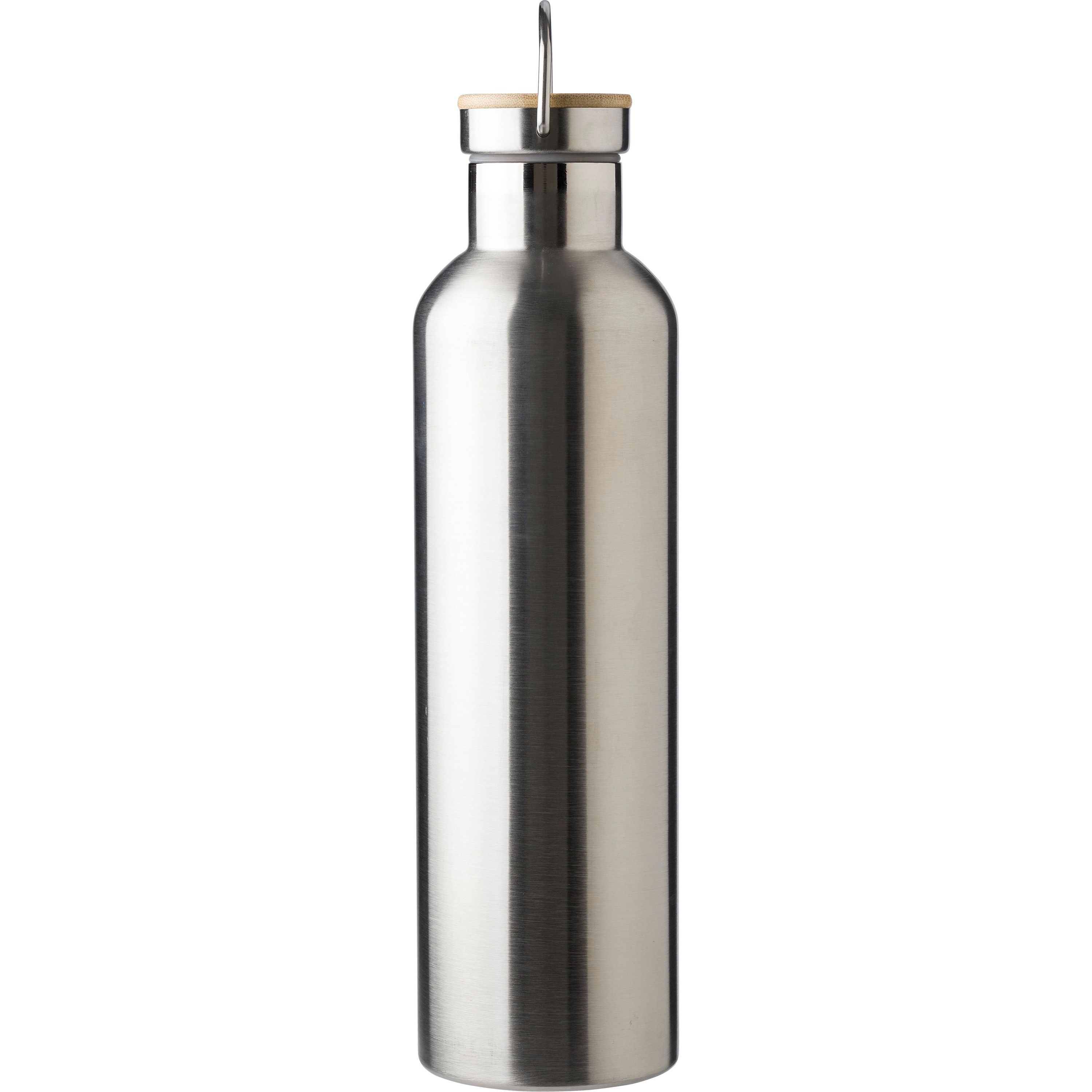 Doppelwandige Flasche aus Edelstahl Damien - schwarz-422
