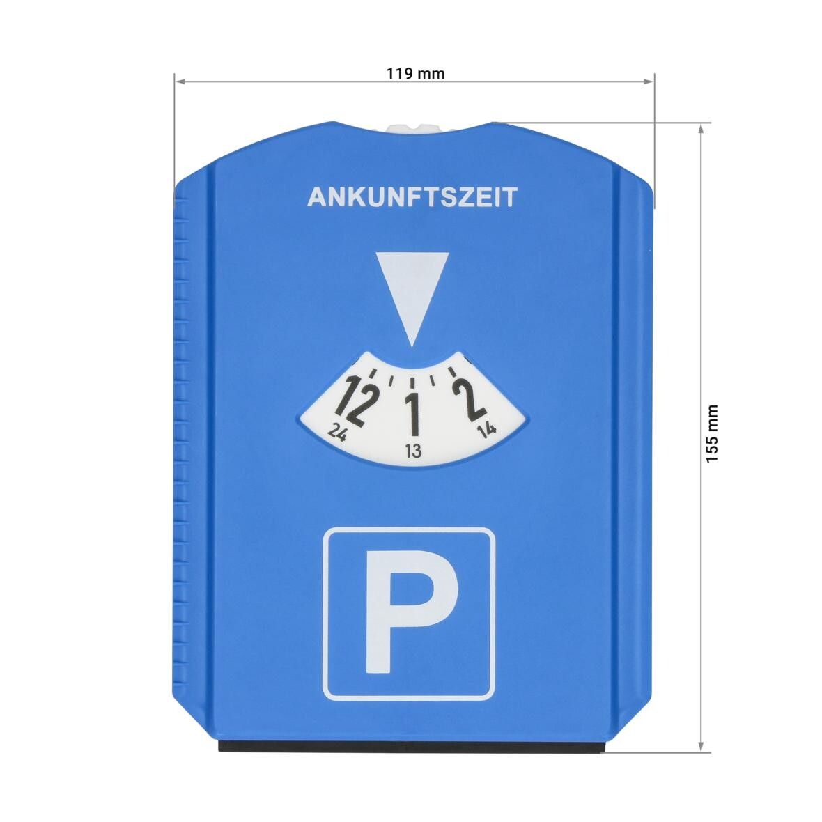 Parkscheibe Basic - blau - weiß-629
