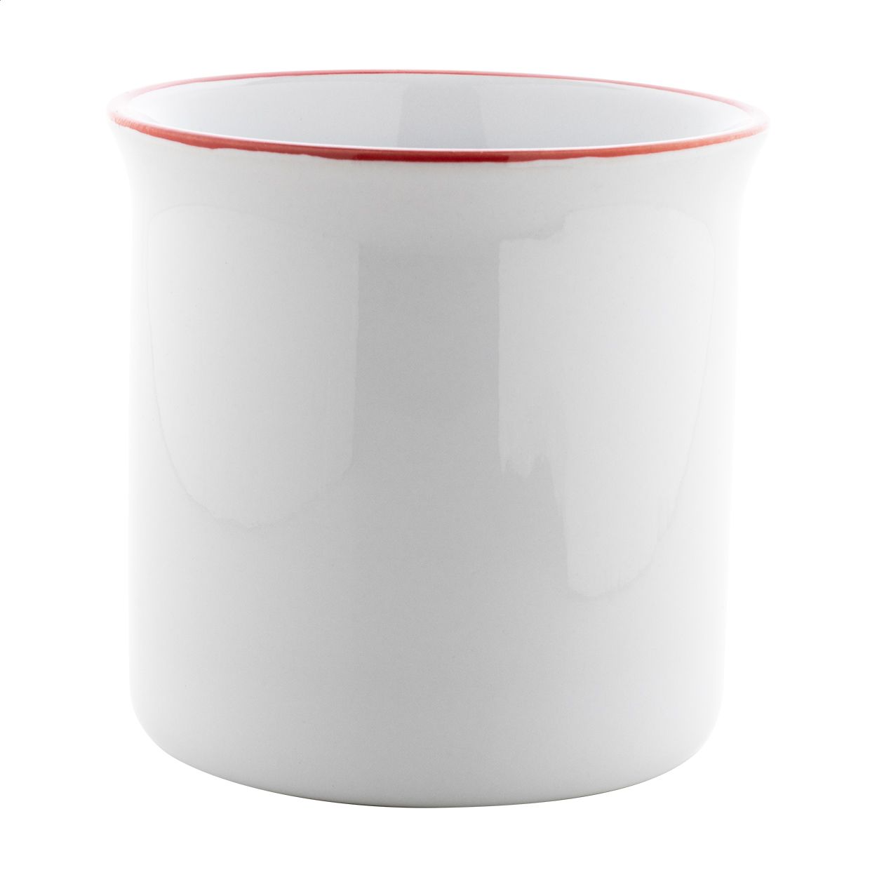 Woodstock Subo Vintage Sublimationstasse - rot - weiß-757