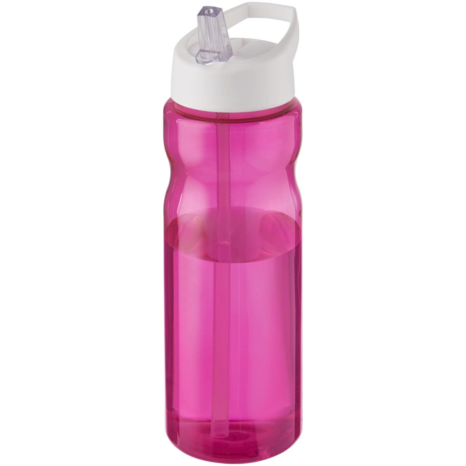 H2O Active Base 650 ml Sportflasche mit Ausgussdeckel - magenta -  weiss-530