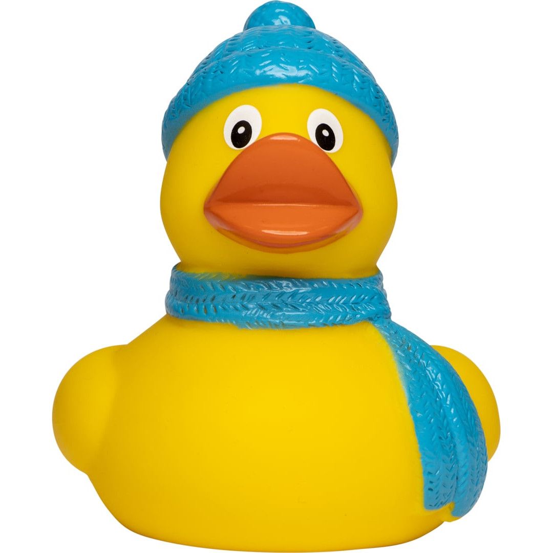 Quietsche-Ente Winter - bunt-792