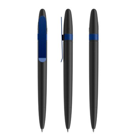 black - sideral blue satin finish