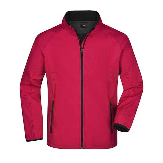 Men´s Promo Softshell Jacket - red - black-573