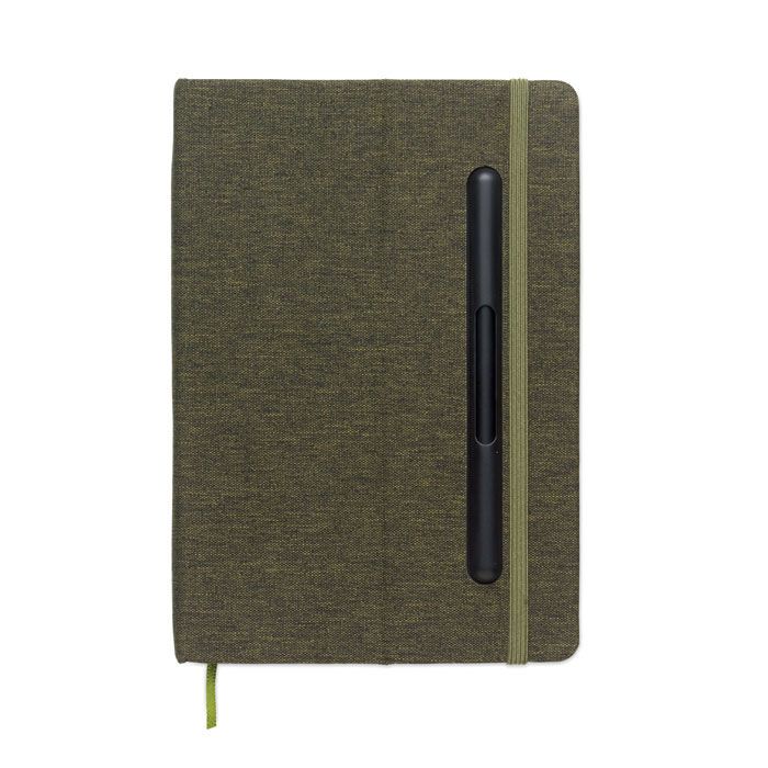 DIN A5 Notizbuch RPET RINBOOK - dunkelgrün-838