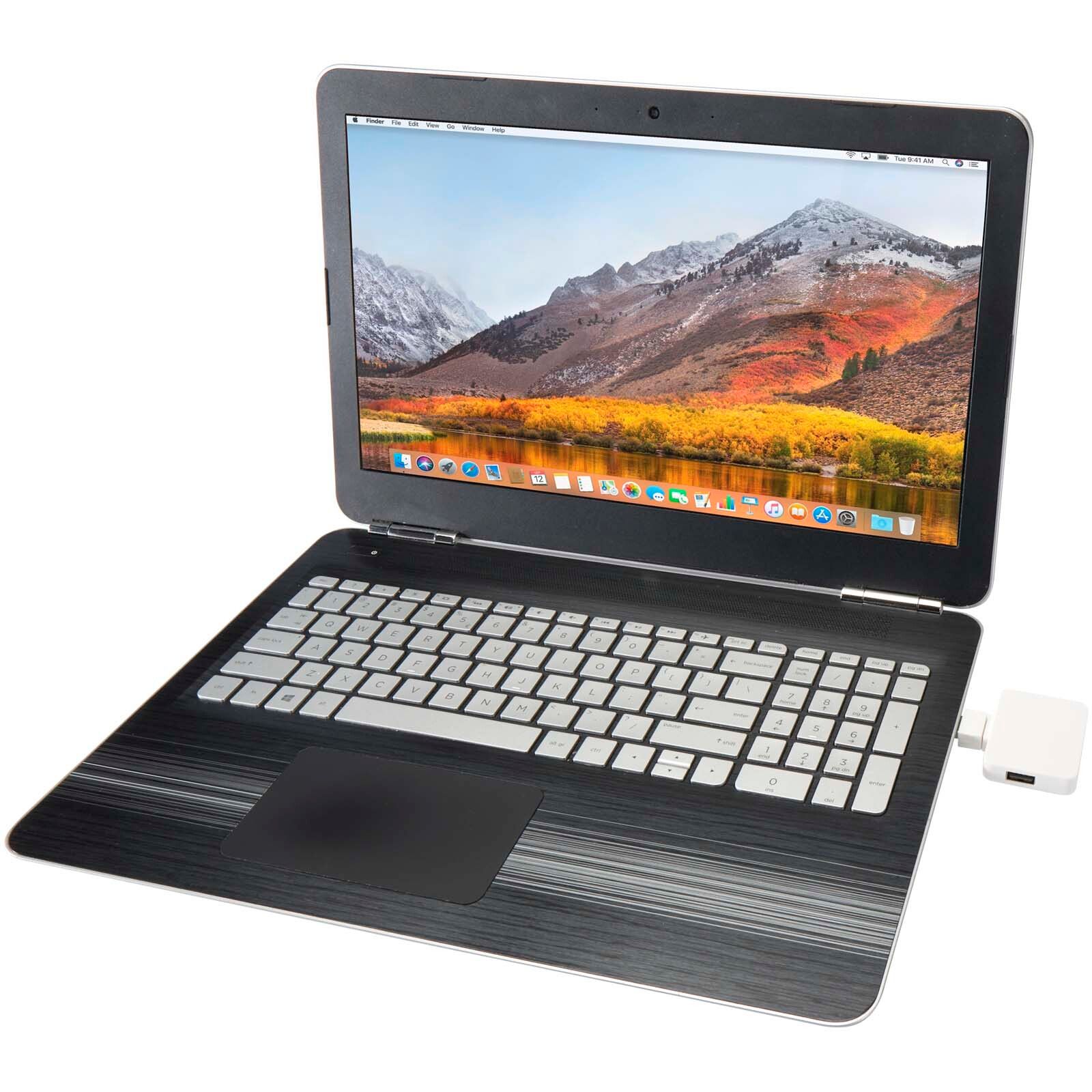 Gaia 4 Port USB Hub mit USB-A- und Typ-C-Ausgang und zwei Eingängen aus recyceltem Kunststoff - weiss-993