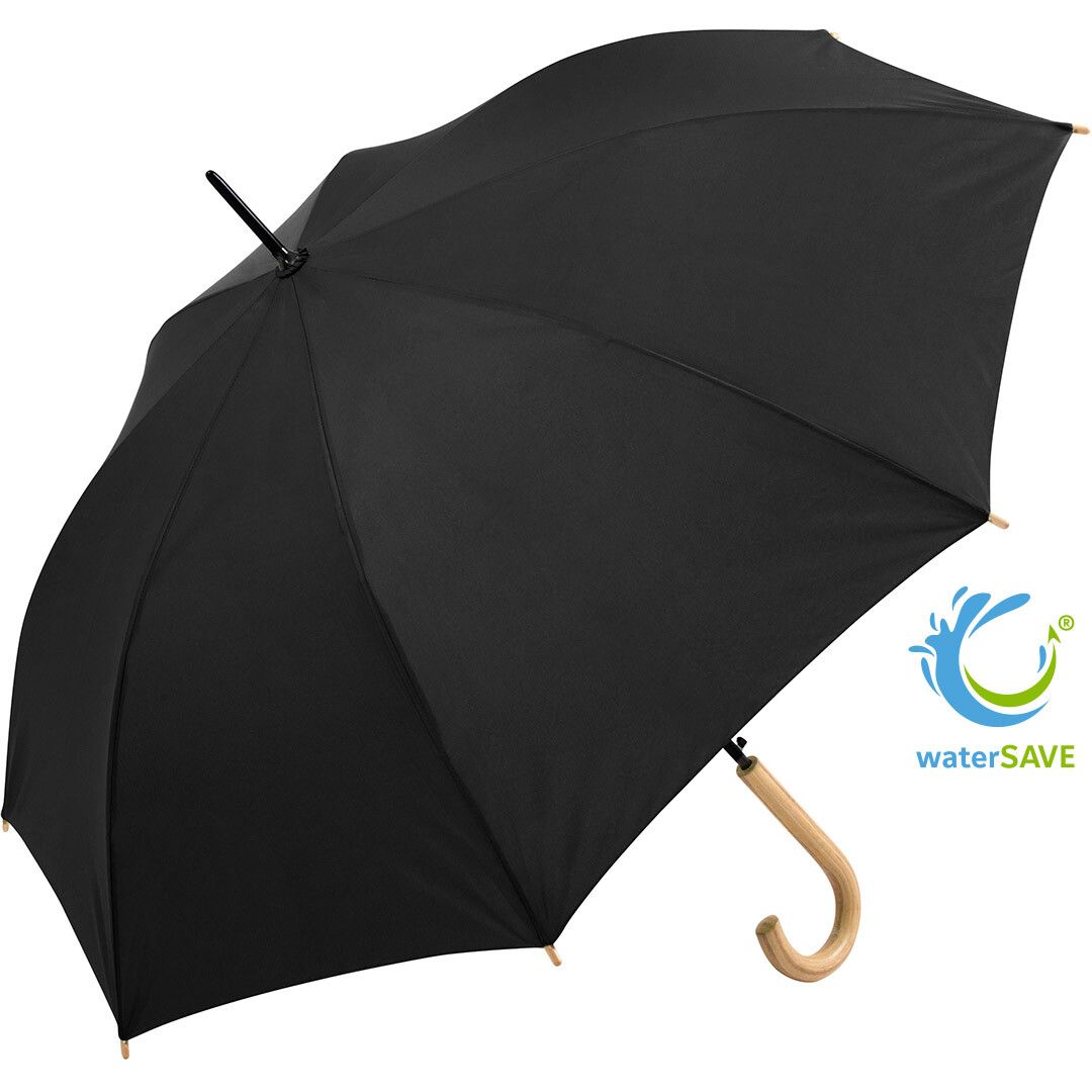 AC-Stockschirm ÖkoBrella mit waterSAVE® Bezug Ø100 cm - schwarz-786