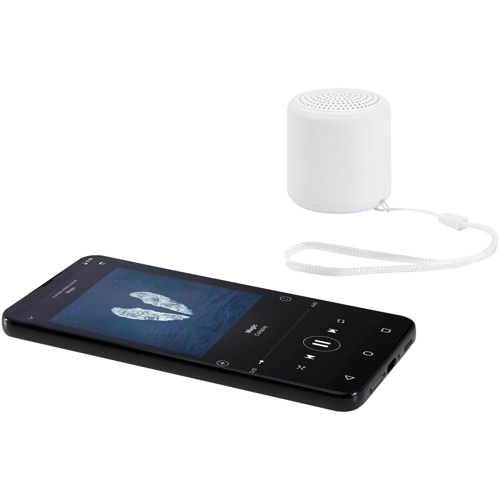 Velkis 3 W Bluetooth Lautsprecher aus recyceltem Kunststoff - weiss-793